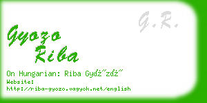 gyozo riba business card